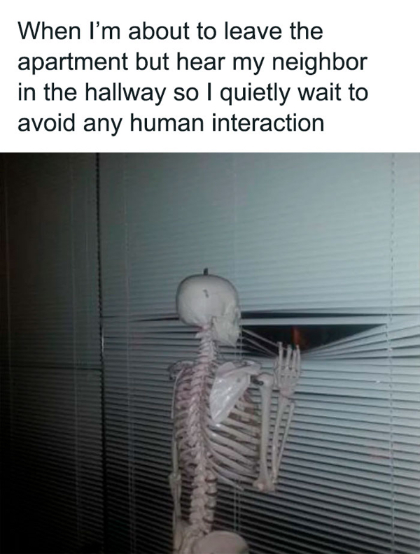 Introvert memes to laugh at while you screen your calls