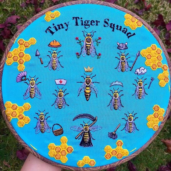 Turns out that embroidery can be absolutely rad