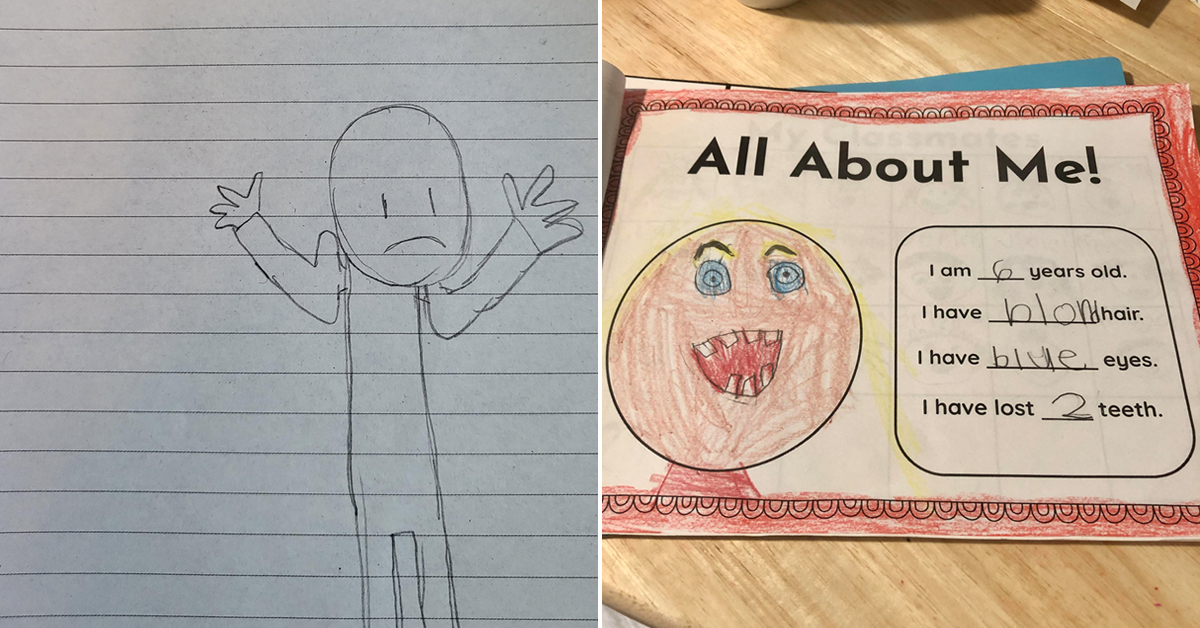 unintentionally funny kids drawings