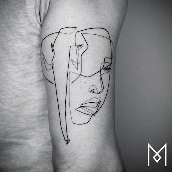 One Line Tattoo Projects :: Photos, videos, logos, illustrations and  branding :: Behance