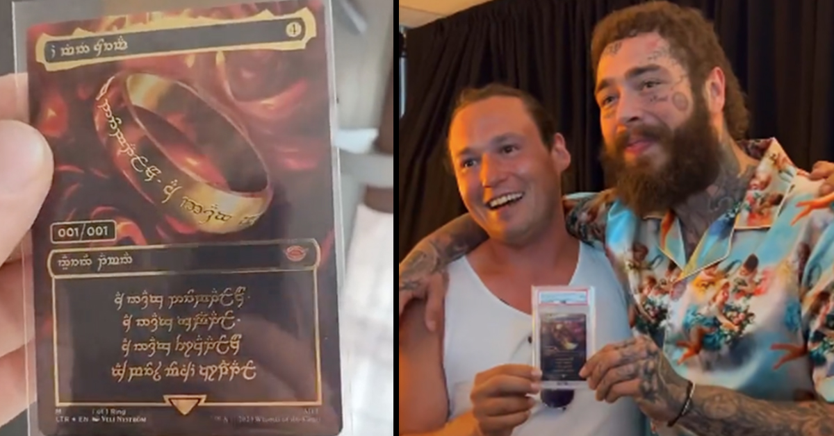 Post Malone purchases MTG One Ring Card for $2 million