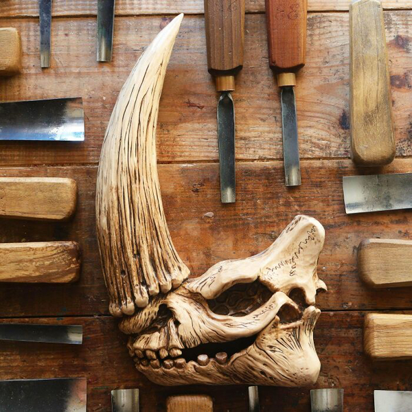 Woodworking wizards showing off their skills
