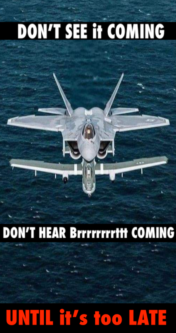 A-10 Memes Warthog Wednesday Fire Brrrrtt GAU-8 Gun Thunderbolt ii