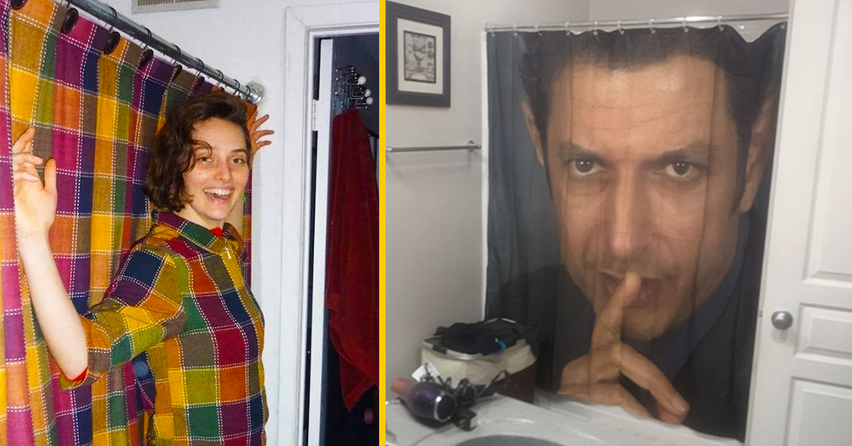 Shower curtains that exude pure chaos