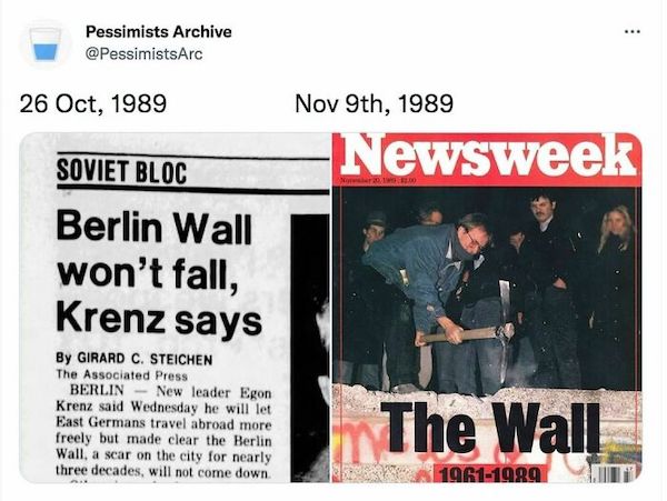 News headlines that show how poor some were at predicting the future
