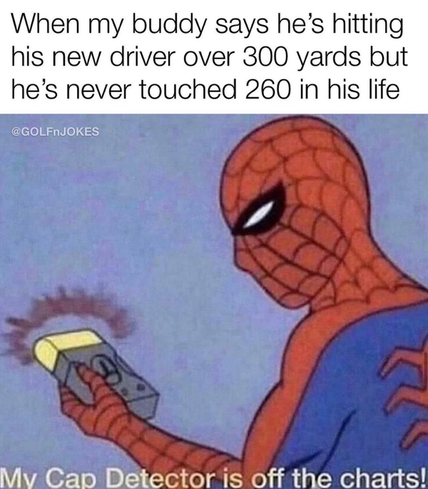 Rather be on the course for National Golf Day, but these memes will do