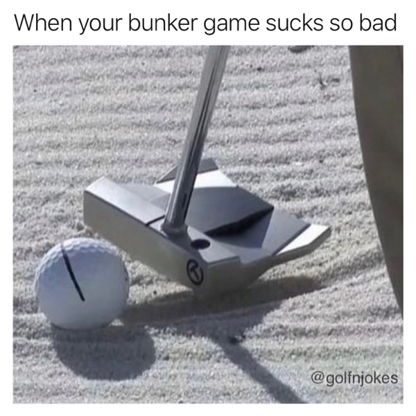 Rather be on the course for National Golf Day, but these memes will do