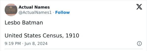 Arguably the Greatest Names in the History of the World...