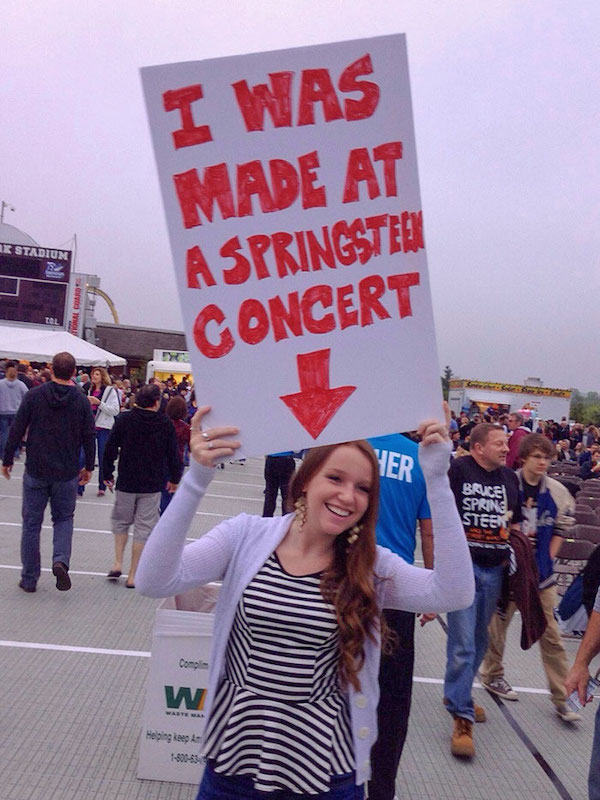Funny concert posters that even those on stage couldn't ignore