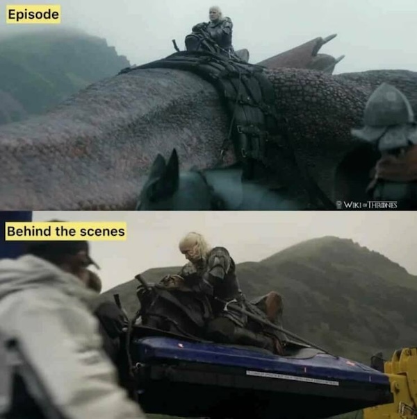 Behind-the-scenes photos of our (2nd) favorite dragon show