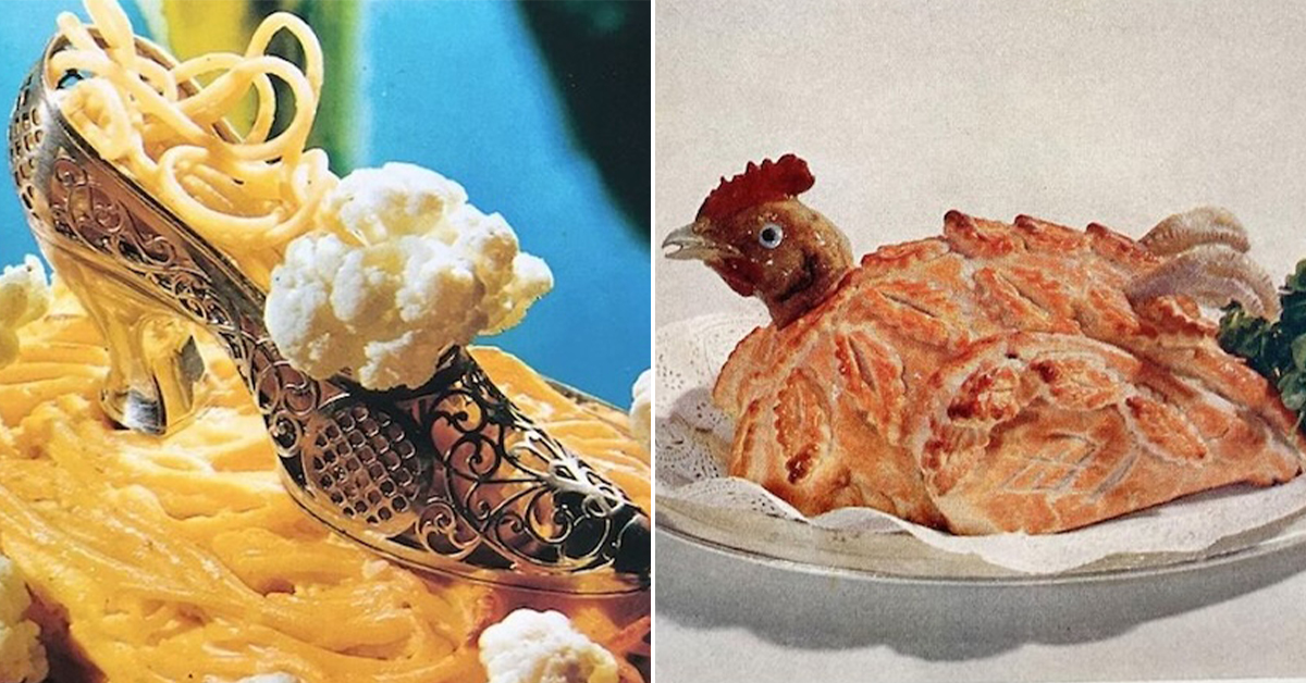 These vintage recipe creations have me terrified, yet impressed (40 Photos)