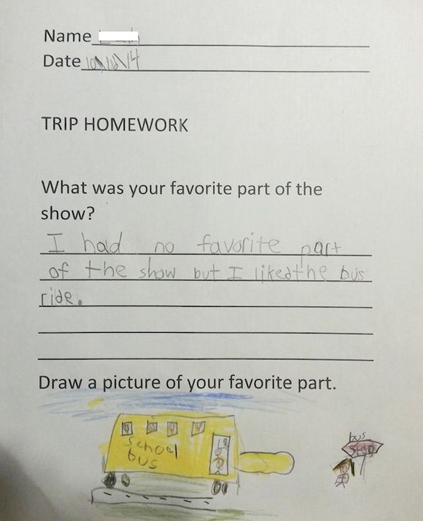 Homework answers that get an A+ in hilarity (but an F in correctness)