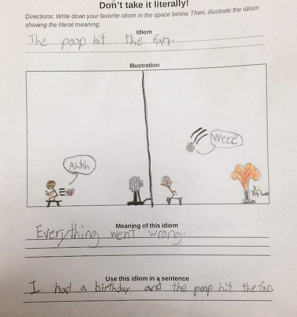 Homework answers that get an A+ in hilarity (but an F in correctness)