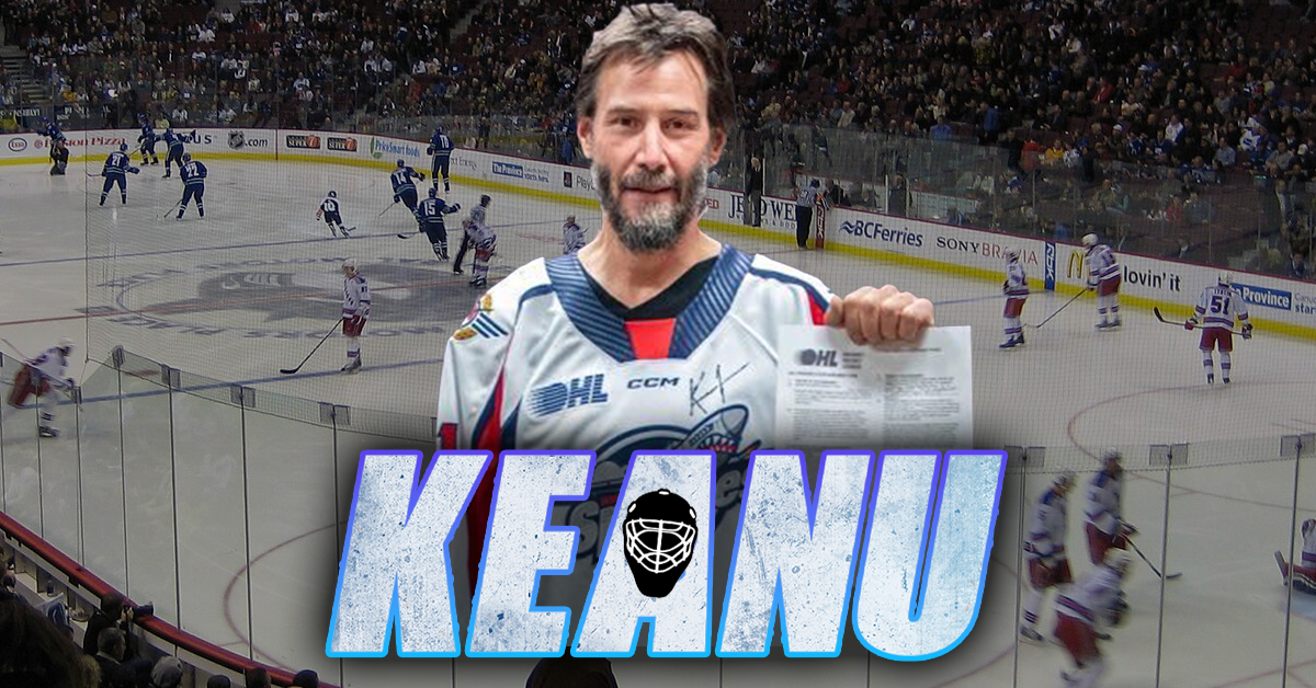 Keanu Reeves signs with a Canadian hockey team