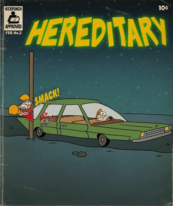 Horror films get a classic cartoon makeover