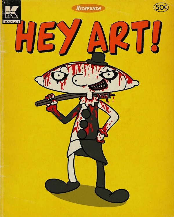 Horror films get a classic cartoon makeover