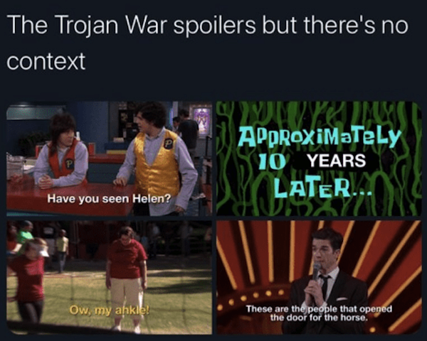 Greek mythology memes for flying too close to the sun