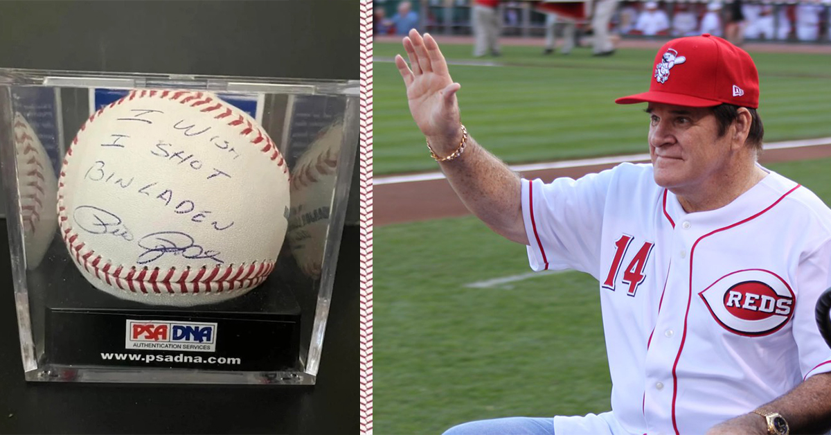 Pete Rose left behind some batshit crazy signatures (13 Photos)