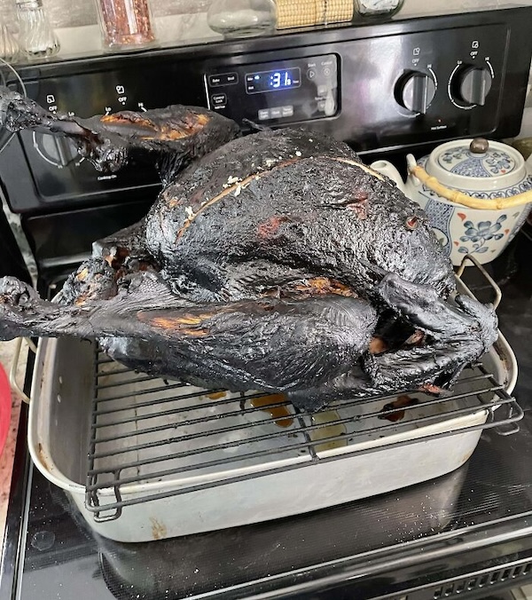 Hopefully your Thanksgiving goes better than it did for these folks
