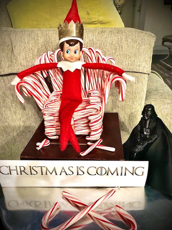 Elf Only Creative Elf on the Shelf Photos with One Week Until Christmas!