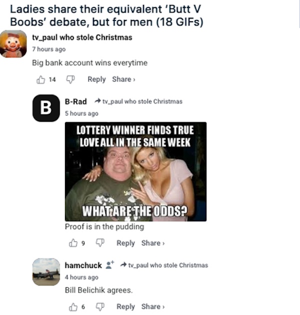 Top Comments of the week are the most creative thing found online