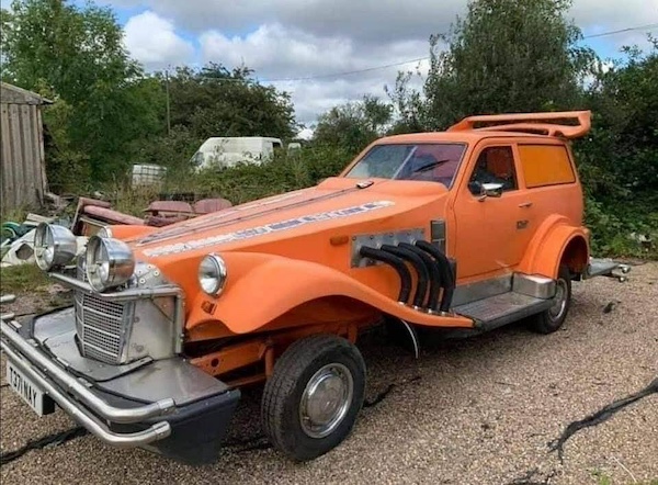 Crazy cars modded well beyond recognition