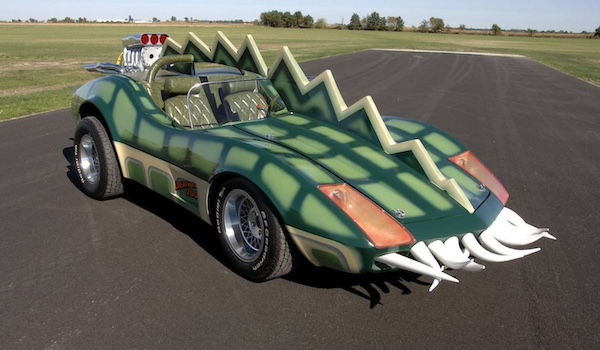 Crazy cars modded well beyond recognition
