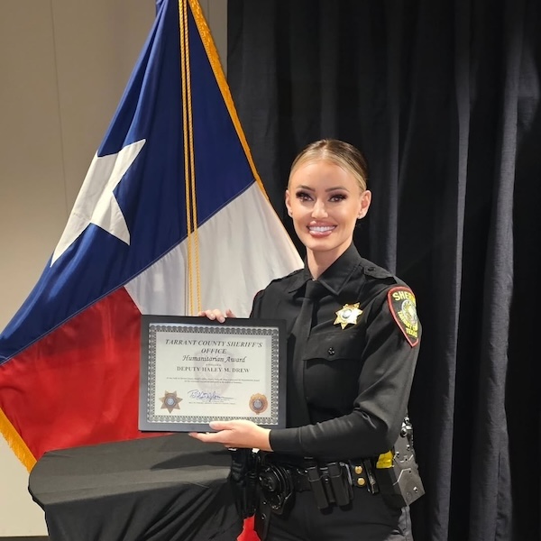 Deputy Sheriff Haley Drew puts the 'fine' in Fort Worth's finest