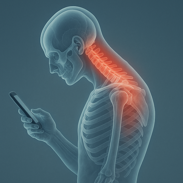 25-Year-Old Develops Severe Neck Bend From Staring at His Phone