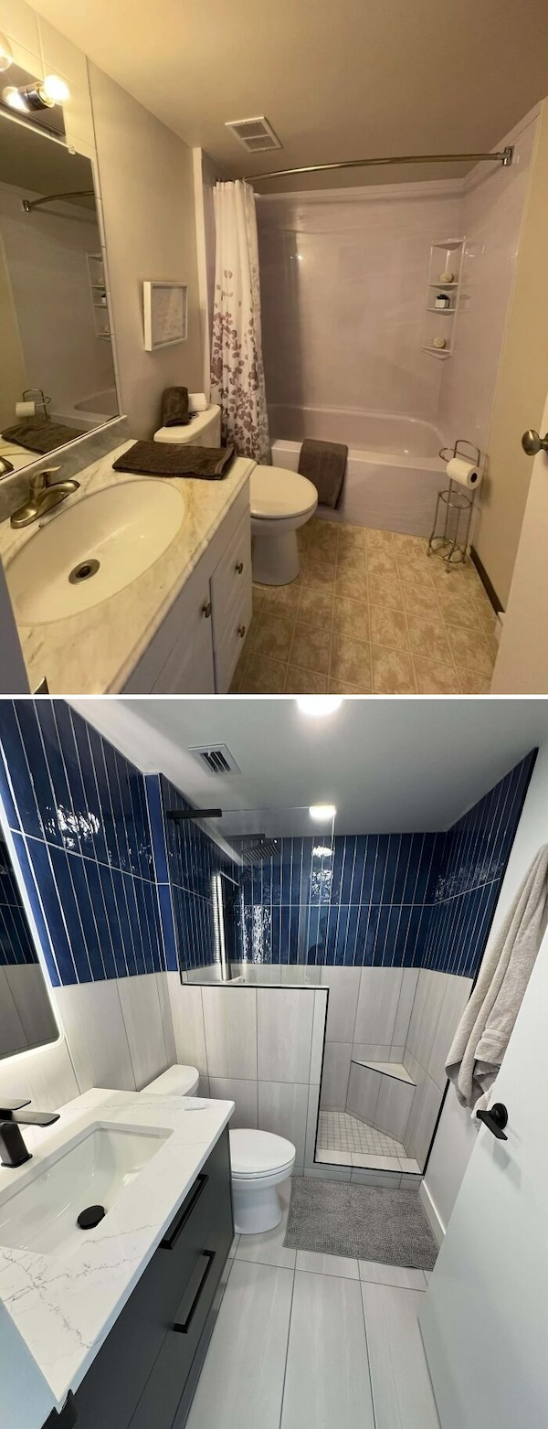 Somtimes, DIY home renovations are a massive step up