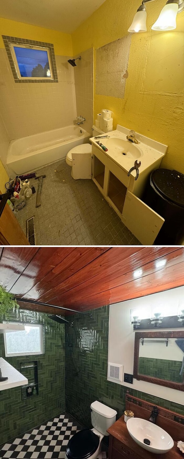 Somtimes, DIY home renovations are a massive step up