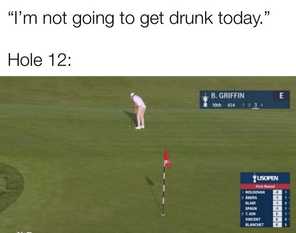 Golf memes to hold you off until The Open starts