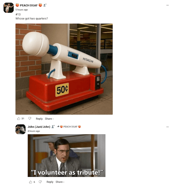 Top Comments found around the web will be found on theCHIVE