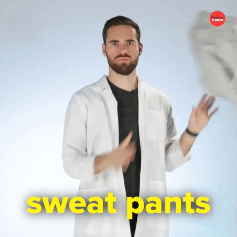Men's Cleavage: It's Grey Sweatpants Memes Season Y'all