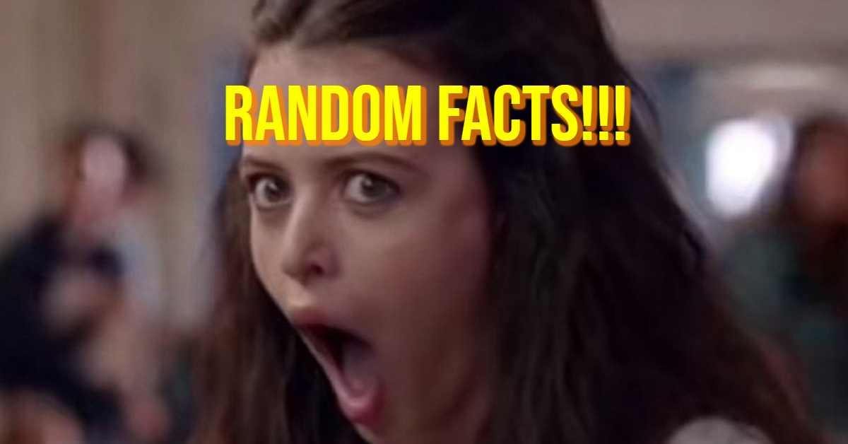 Who’s up for Random & Useless Facts?