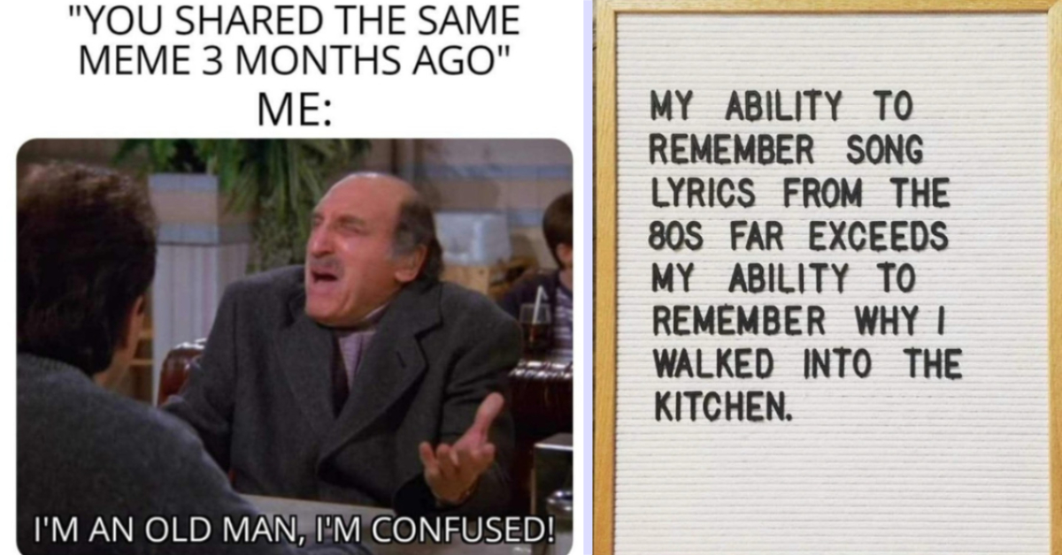 Memes for people who forget things