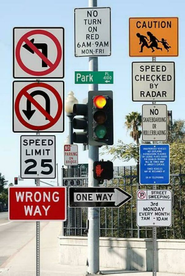 Confusing Signs Example These Confusing Street Signs Will Take You... Somewhere
