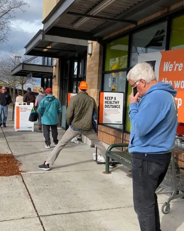 People Caught Standing Awkwardly in Public