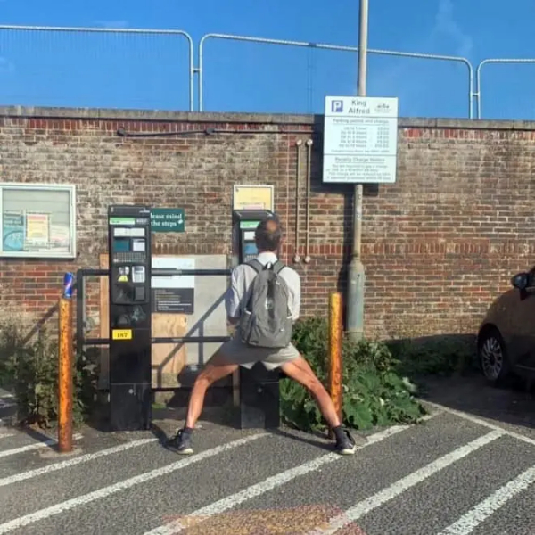 People Caught Standing Awkwardly in Public
