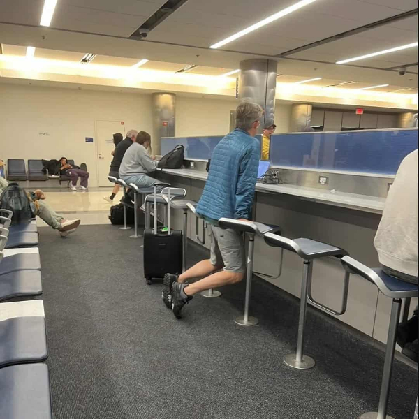 People Caught Standing Awkwardly in Public