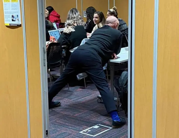 People Caught Standing Awkwardly in Public