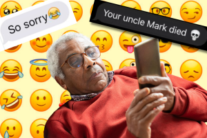 old people emojis