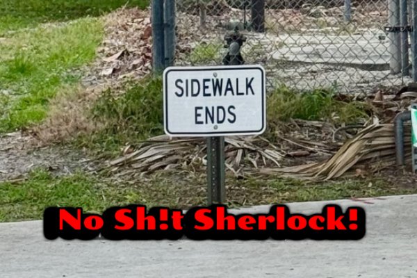 Pointing Out The Obvious!