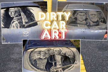 dirty car art